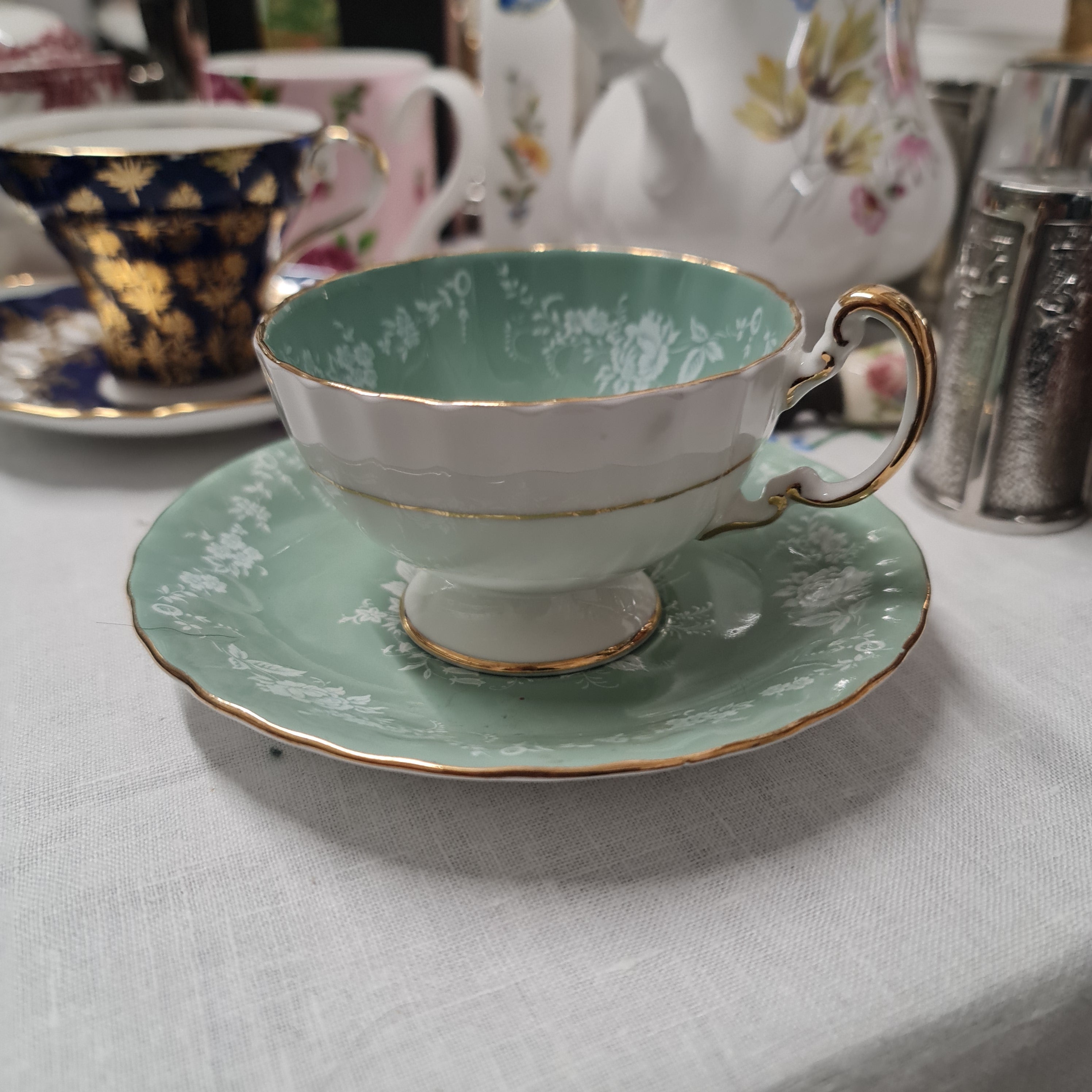 Rare Anysley tea set collection
