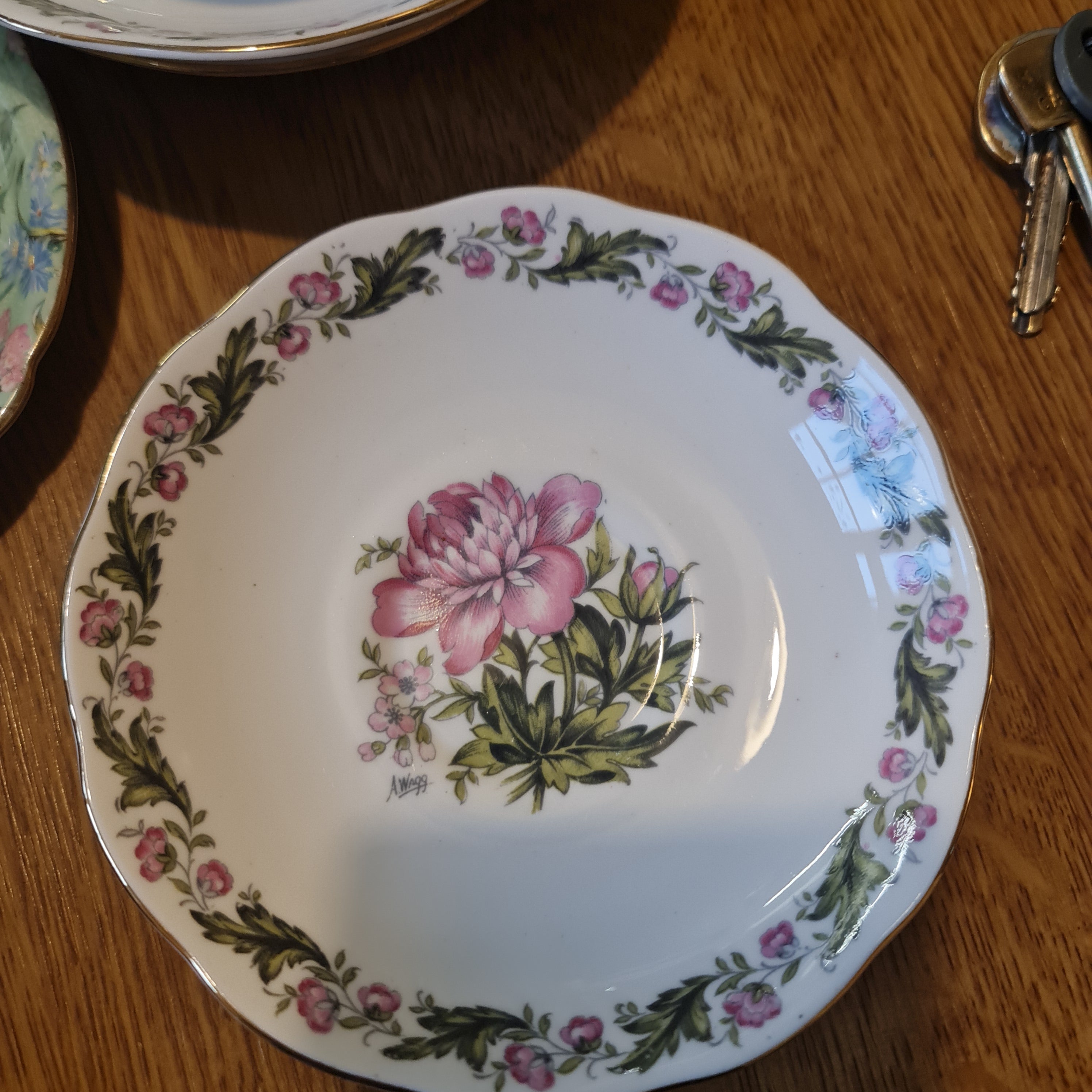 Rare Royal Albert fine bone china mismatch  May blossom tea set with cotswold saucer