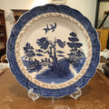 Vintage Royal Doulton Booths 'Real Old Willow' Scalloped Dinner Plate - The Majestic Collection TC 1124 (1981)