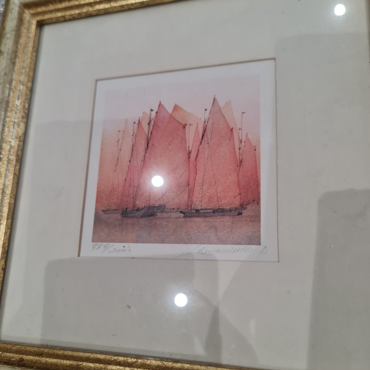 William L Wyllie 1Yacht Seascape Etching