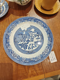 Vintage wood and son blue willow  23 cm plate