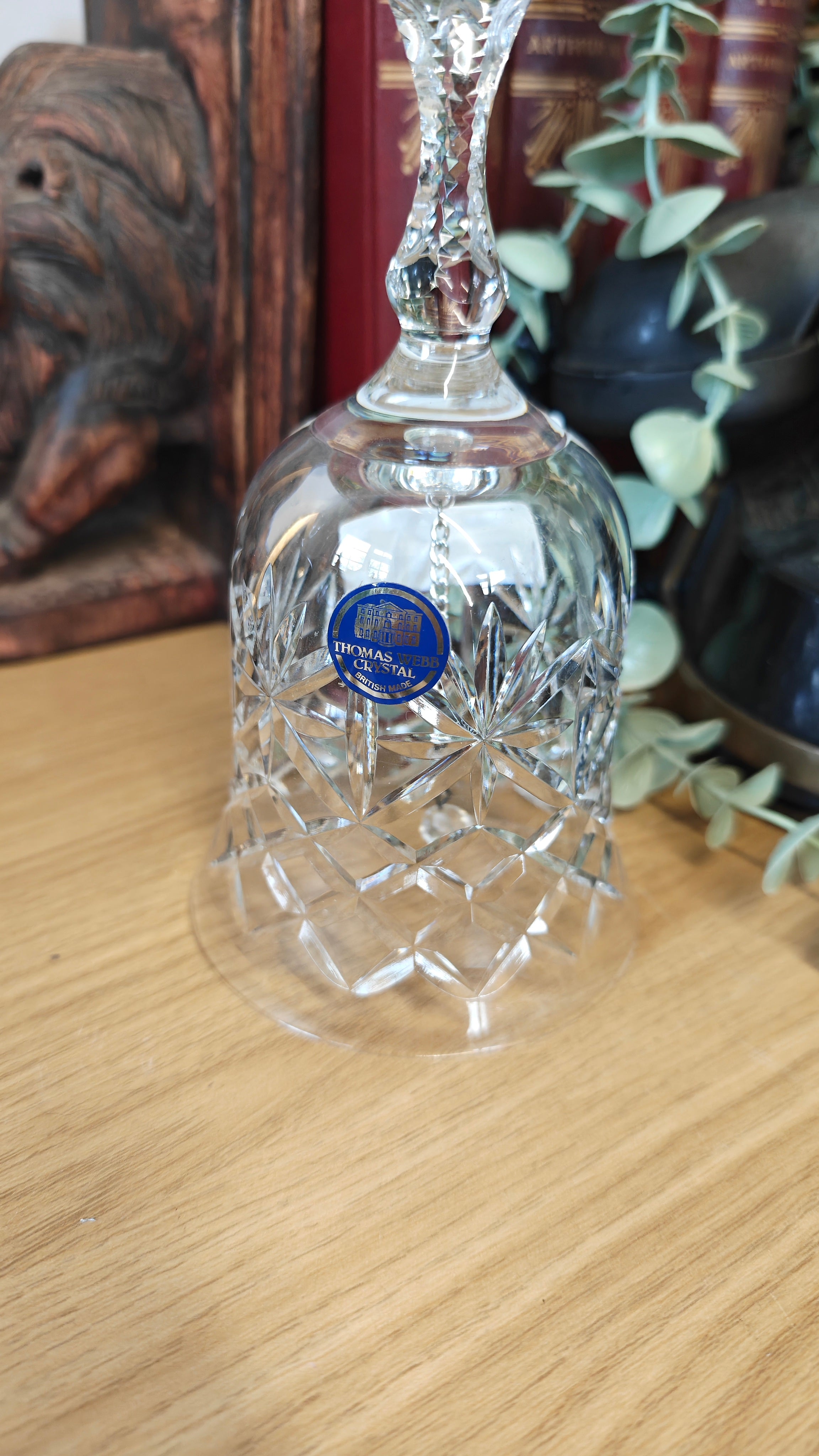 Beautiful Thomas Webb crystal hand bell