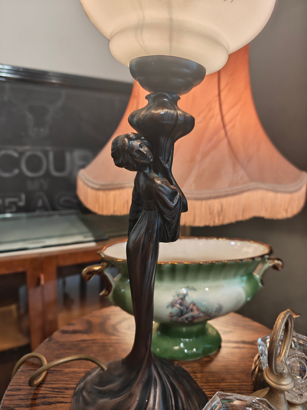 Art Nouveau table lamp