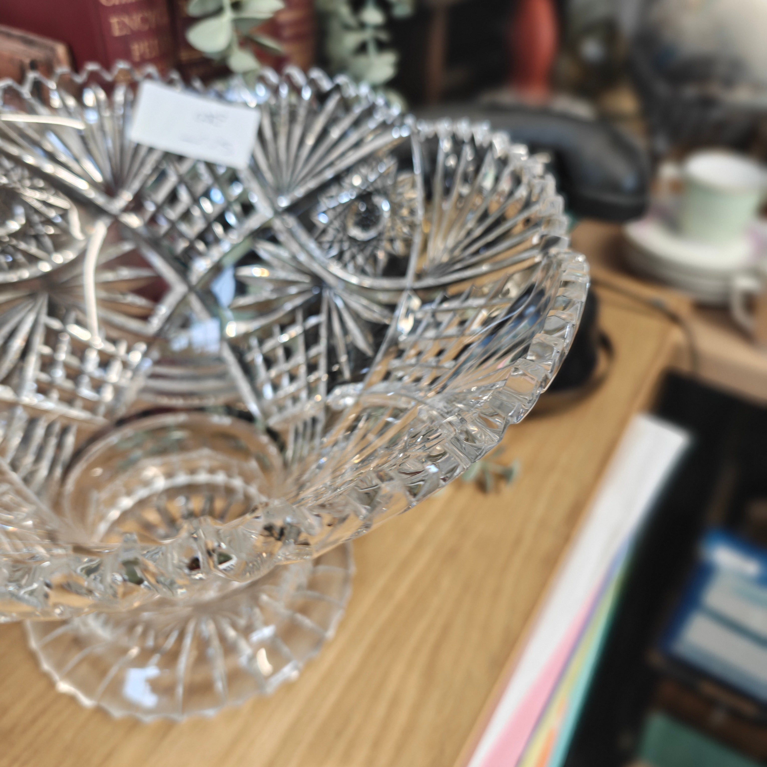 Amazing Waterford big crystal bowl -27x 18 cm