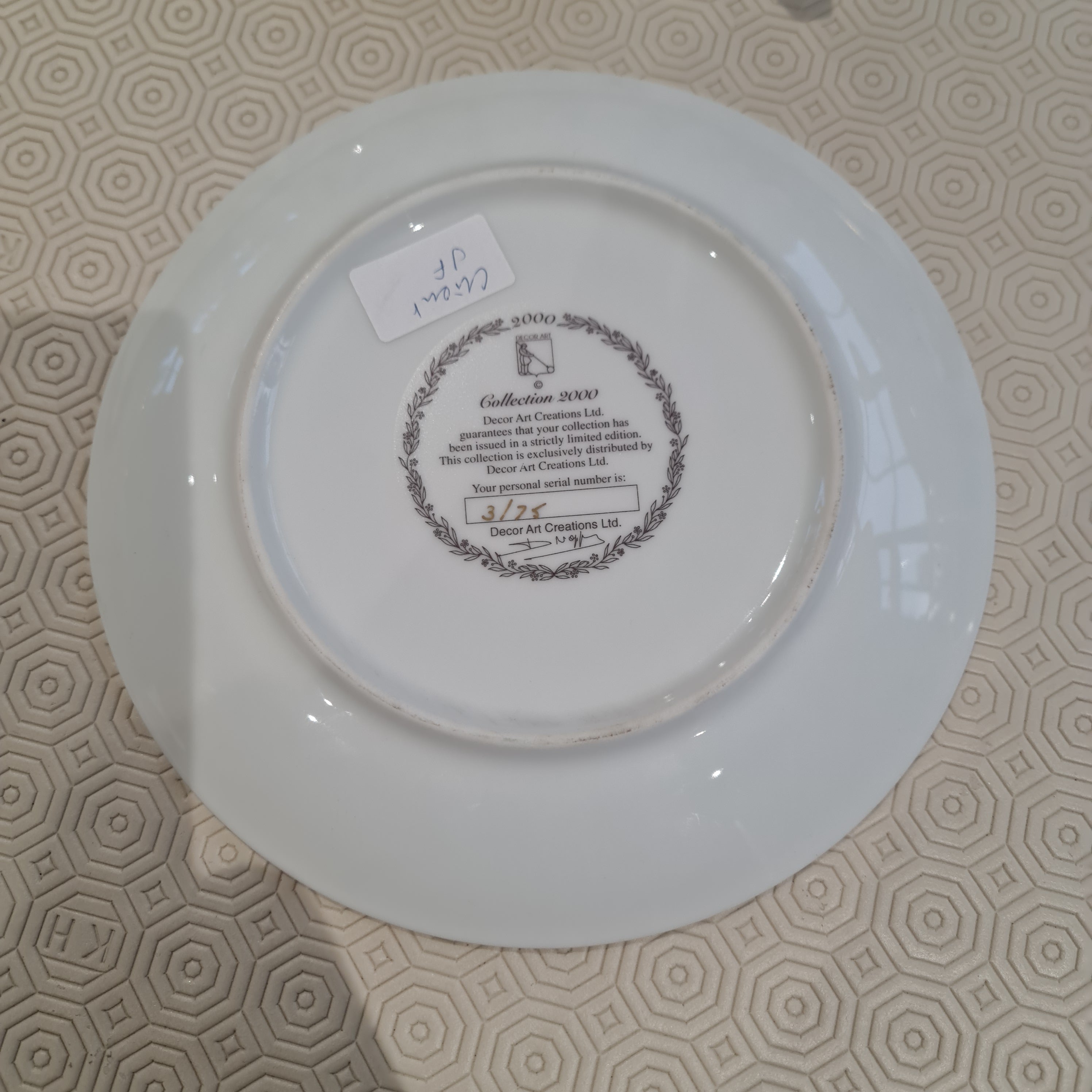 Decor Art Creation Ltd. Harsforth Plate Collection (Limited Edition)