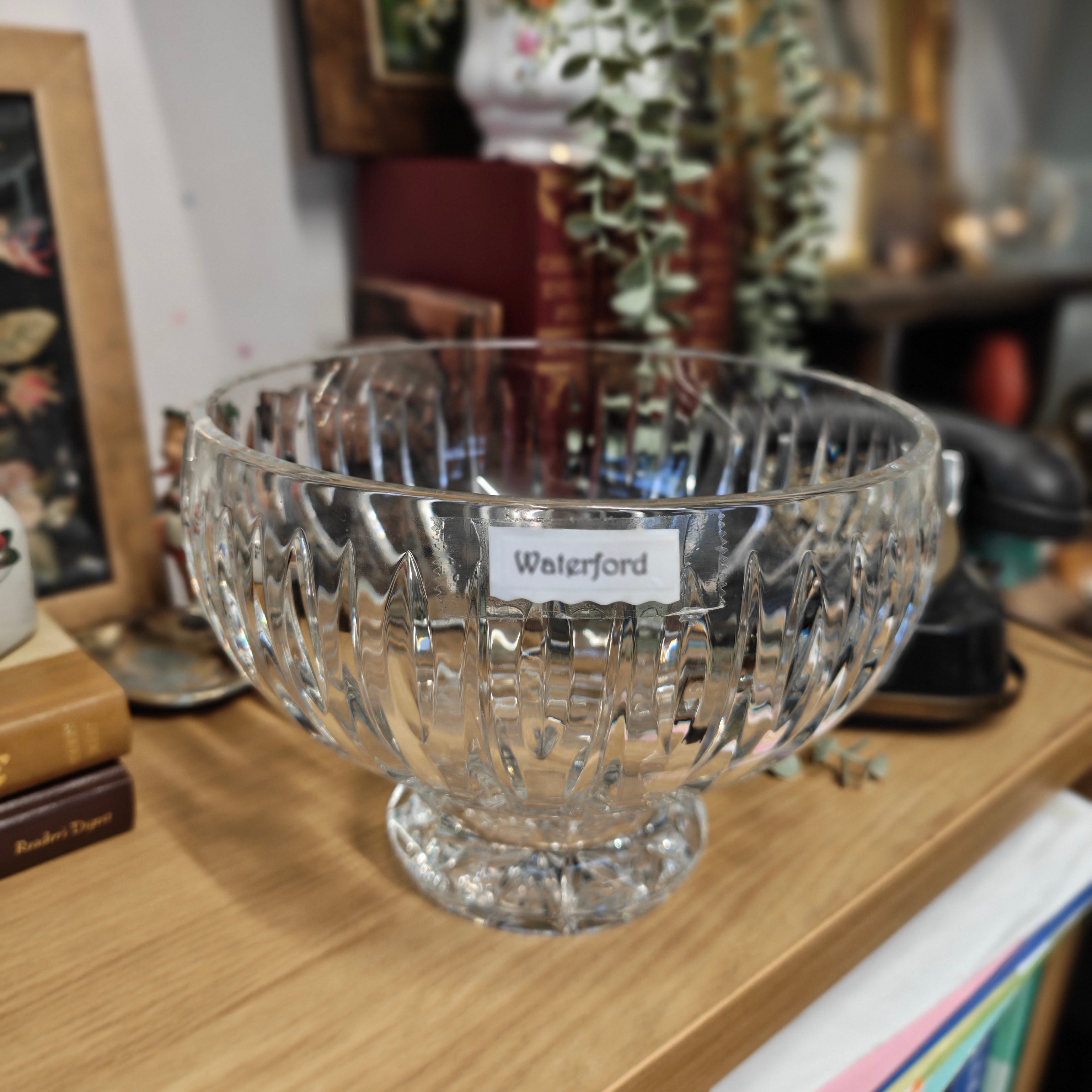 Waterford high quality  big crystal bowl  9 " wide