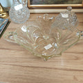 Vintage Art decor glass fruit bowl 1930