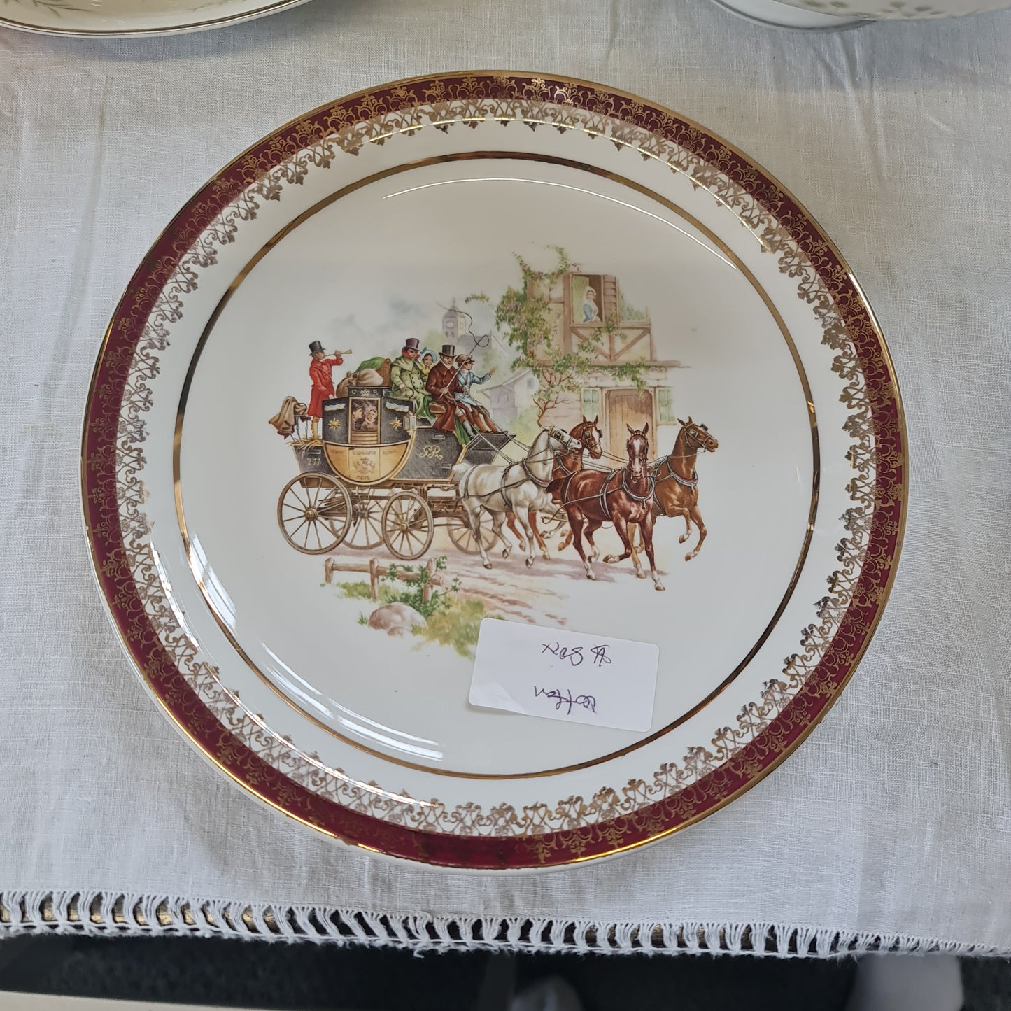 Churchill vintage sampsonite plate