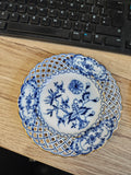 Antique Meissen Blue Danube Gold Trim With Underglazed Crossed Swords