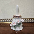 Floral Porcelain Bell - Hand Formed