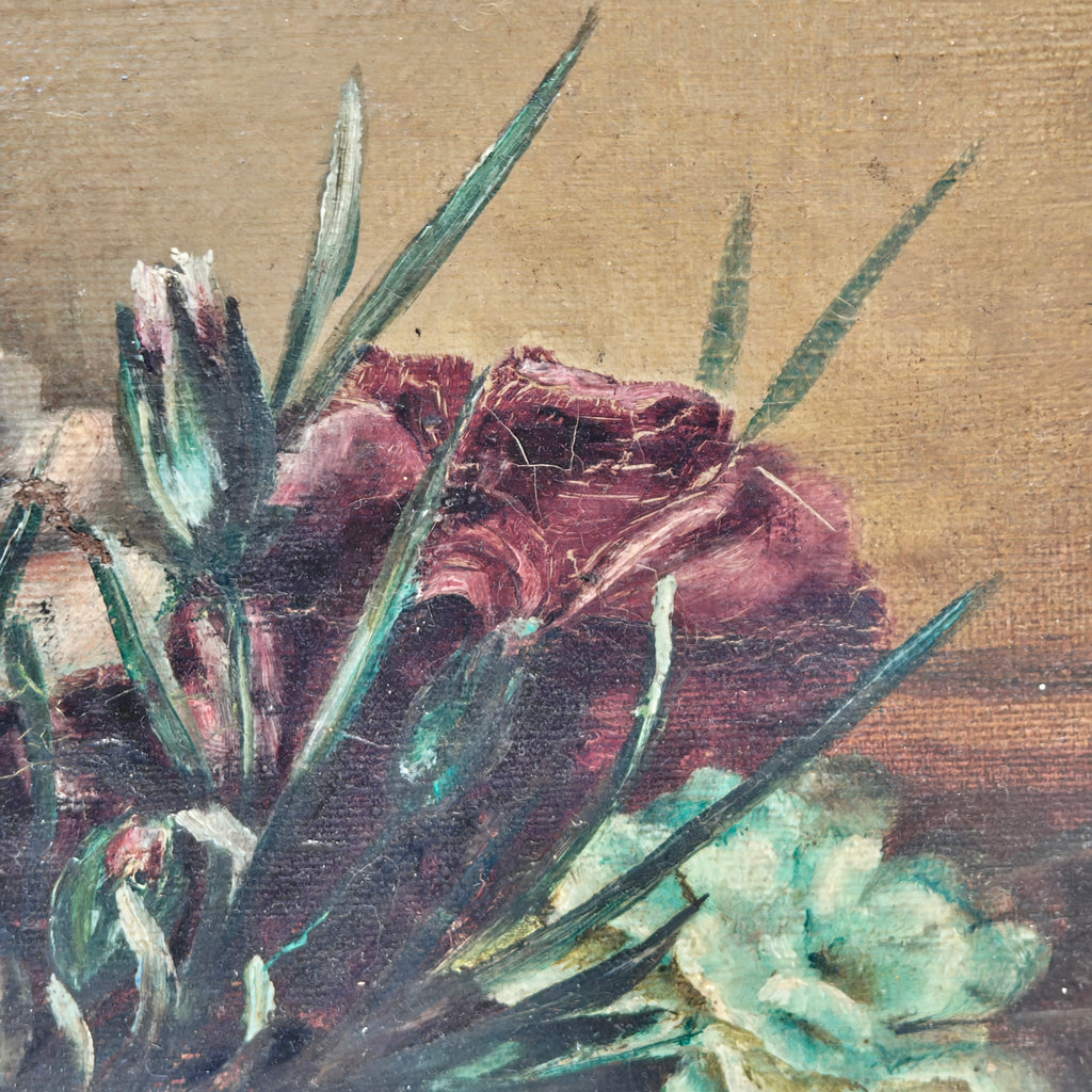 Antique original oil painting by British artist TH walker