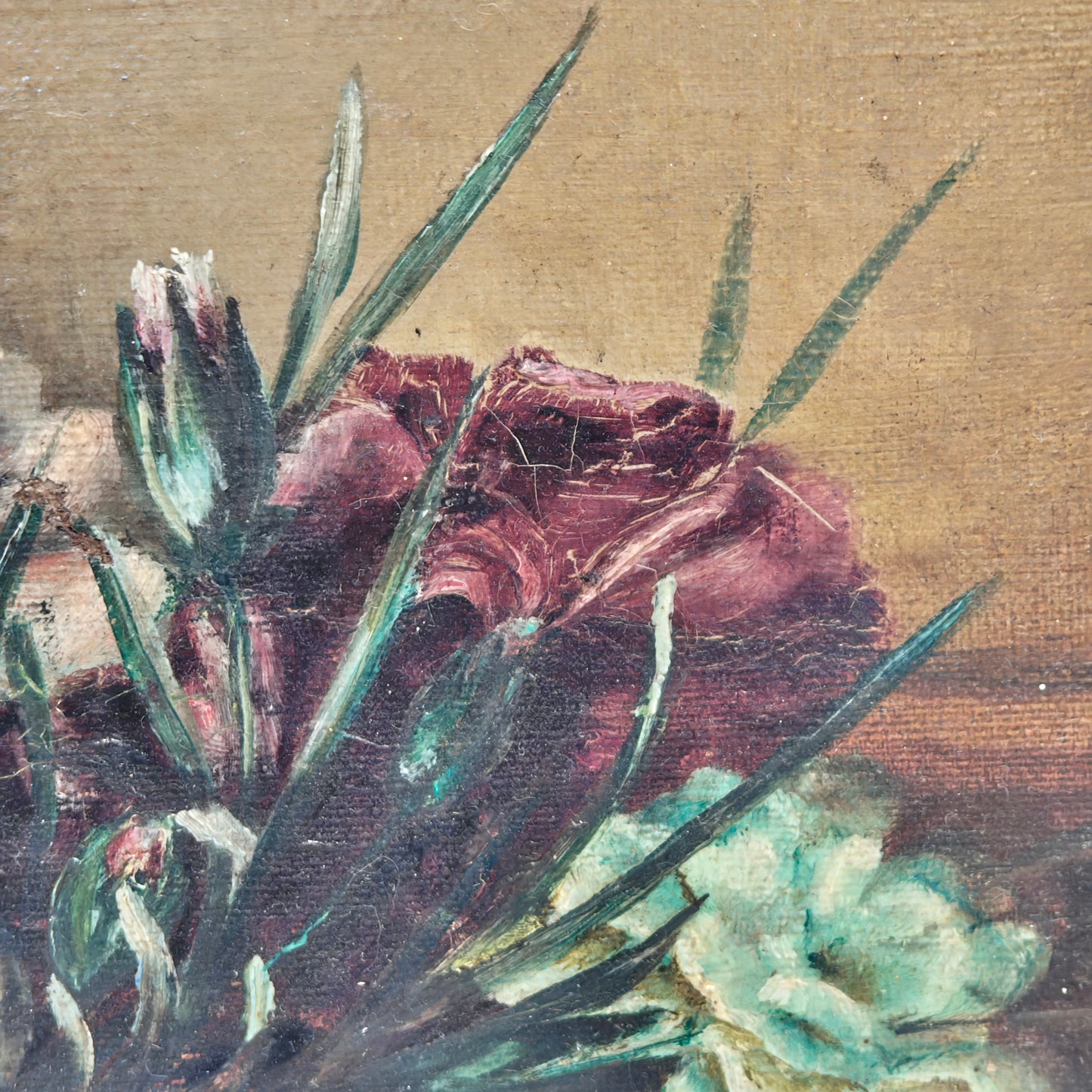 Antique original oil painting by British artist TH walker