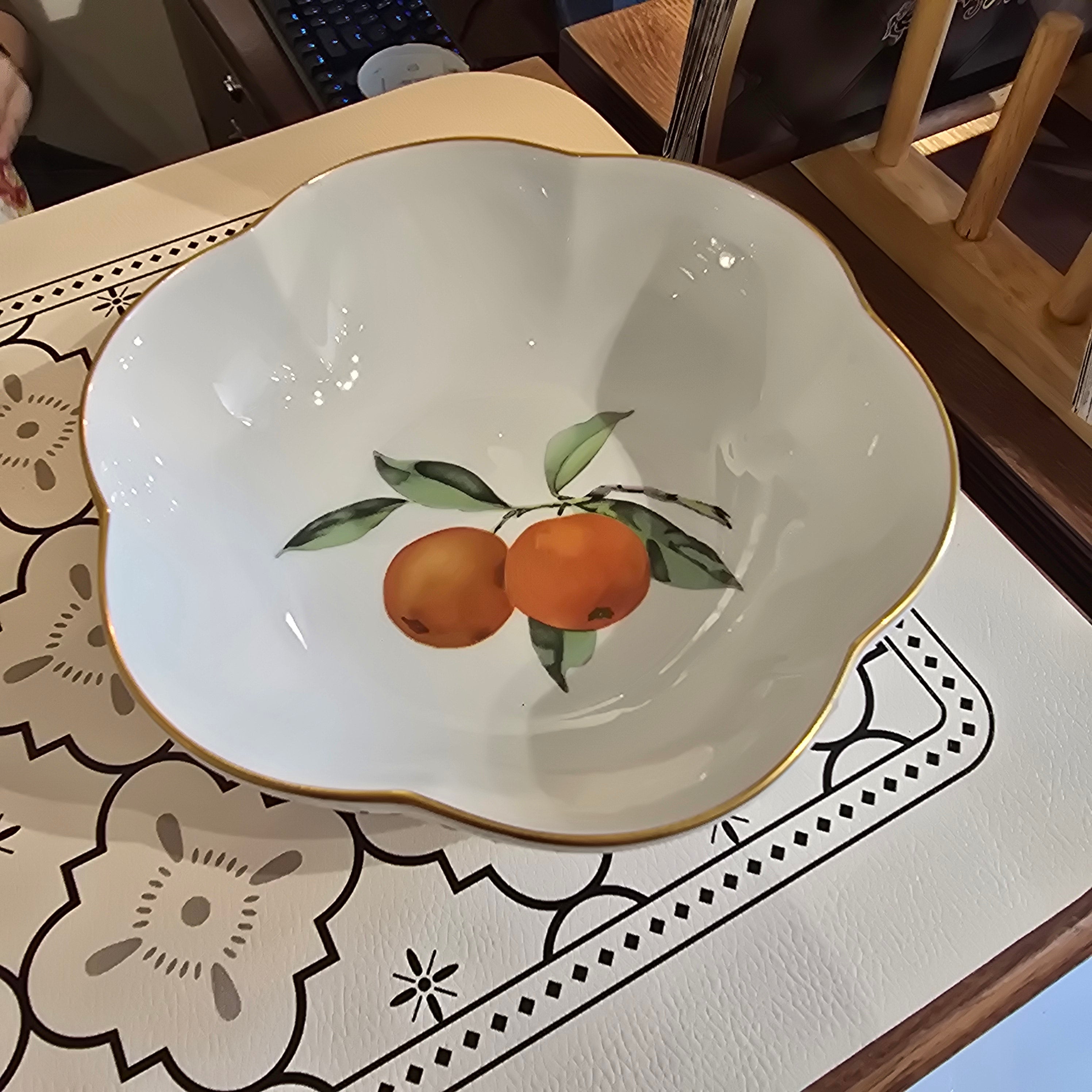 Royal Worcester Evesham Fluted Bowl