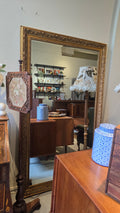 Vintage Gilt Wood Framed Bevel Edge Floor Length Mirror