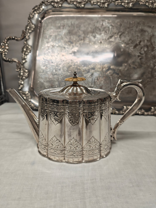 Walker Hall Silver plated Teapot