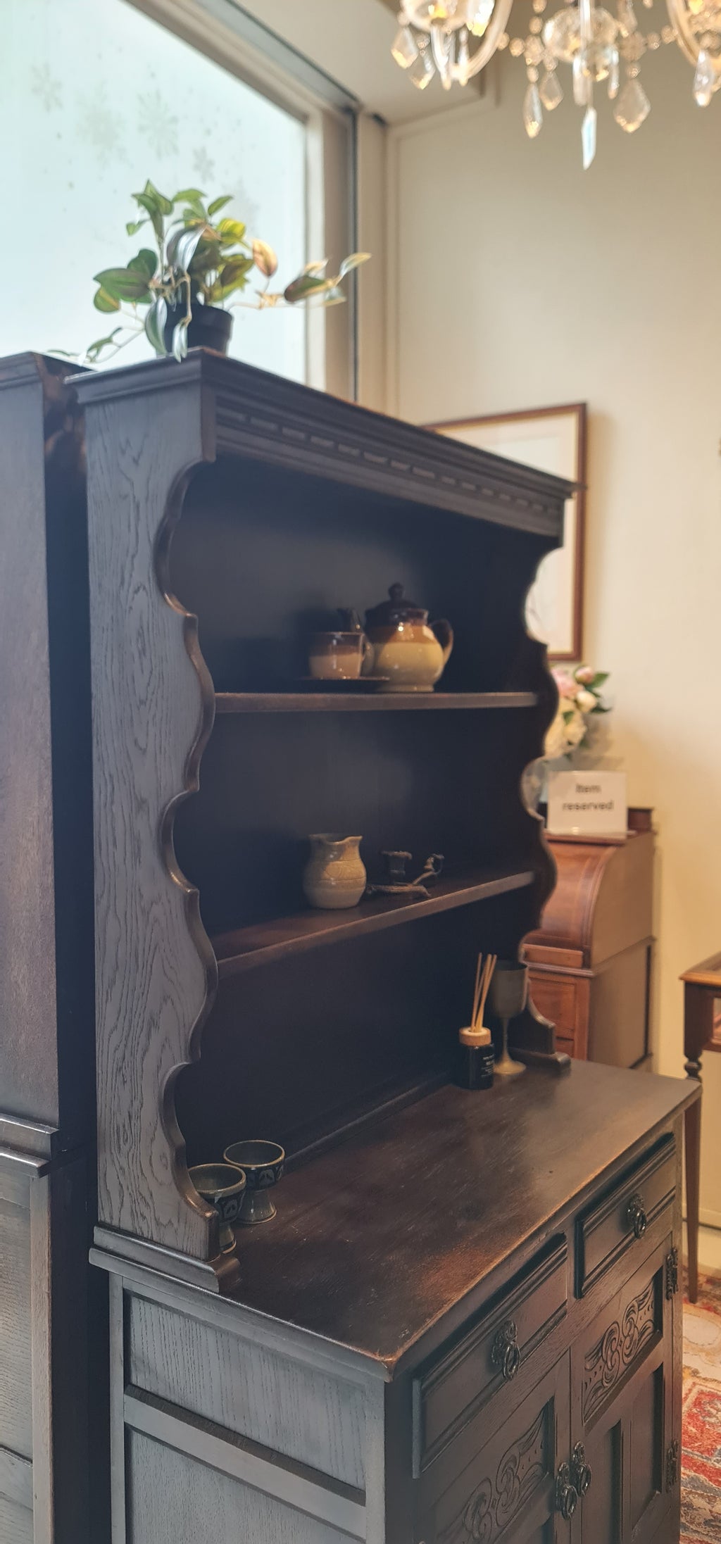 Old Charm Oak Wood Dresser