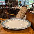 Venice Royal Semi Porcelain Wood & Son Oval Shape Serving Bowl 36cm