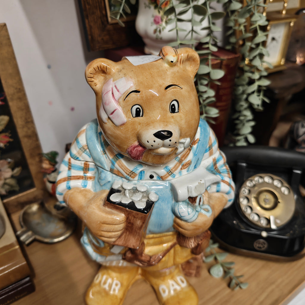 Vintage Cookie Jar - Daddy Bear