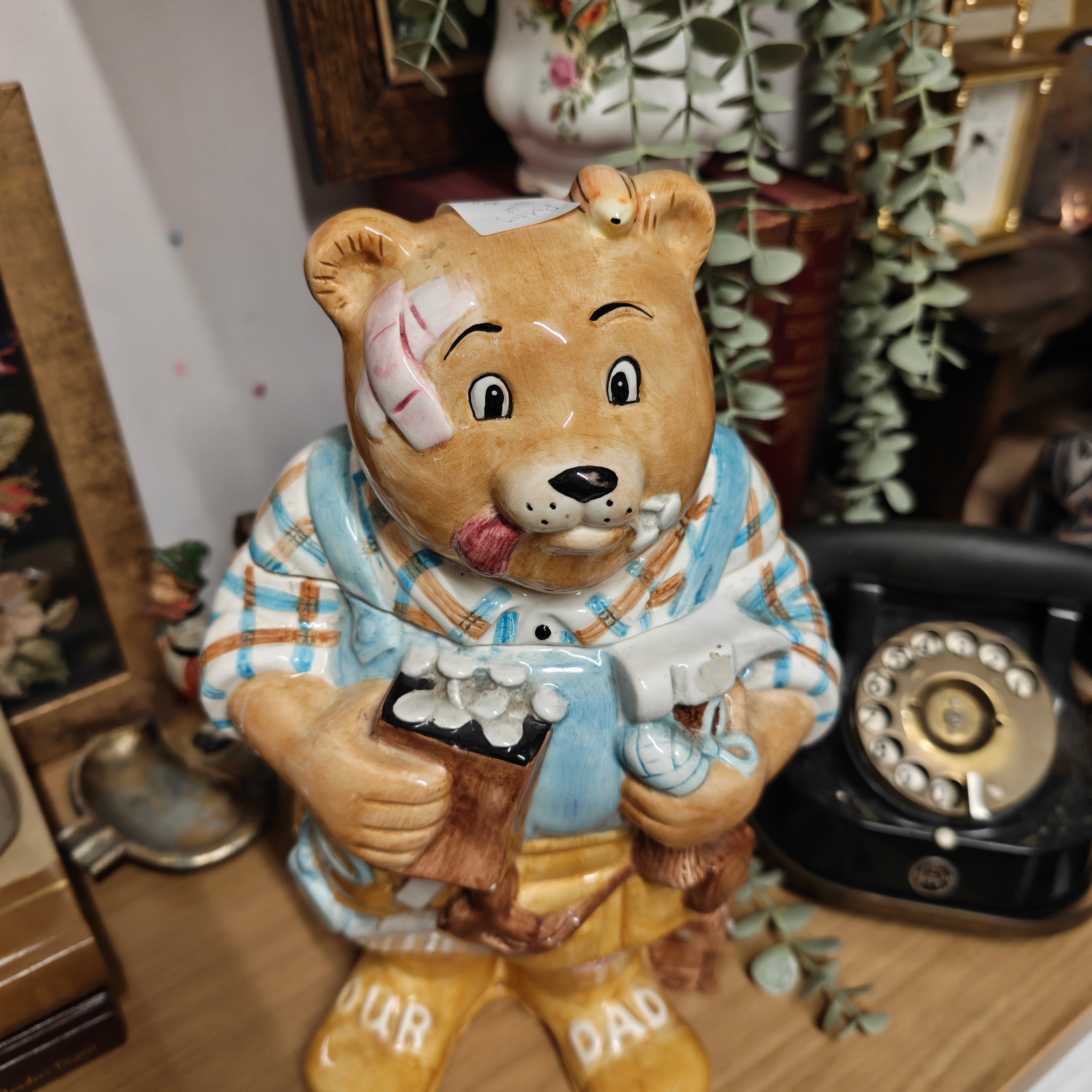 Vintage Cookie Jar - Daddy Bear