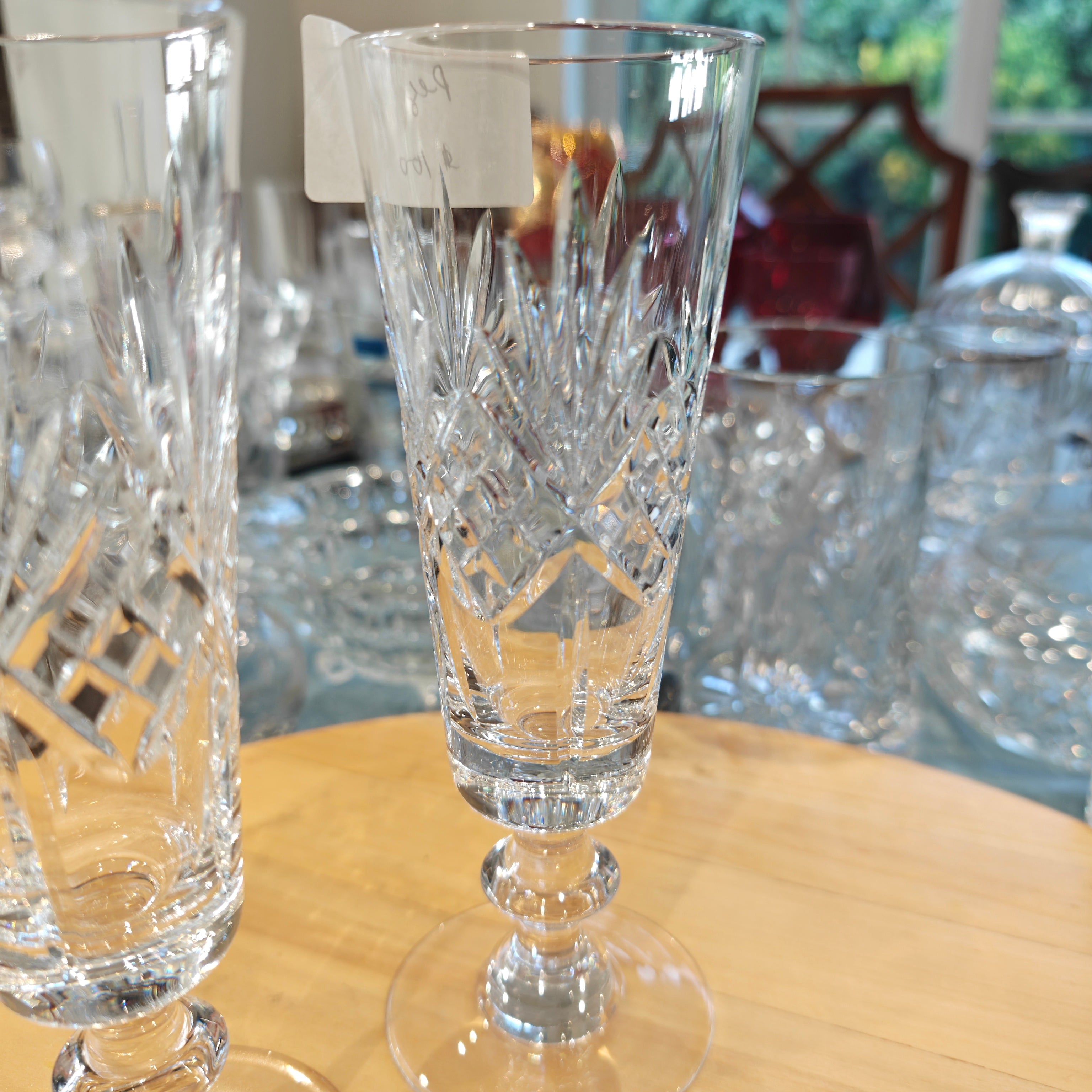High quality tall champagne crystal glass