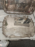 WALKER & HALL ENGLISH PRINCE's SILVER  PLATED TWO-HANDLED TEA TRAY