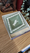Vintage Wedgwood sage diamond shape  trinket dish