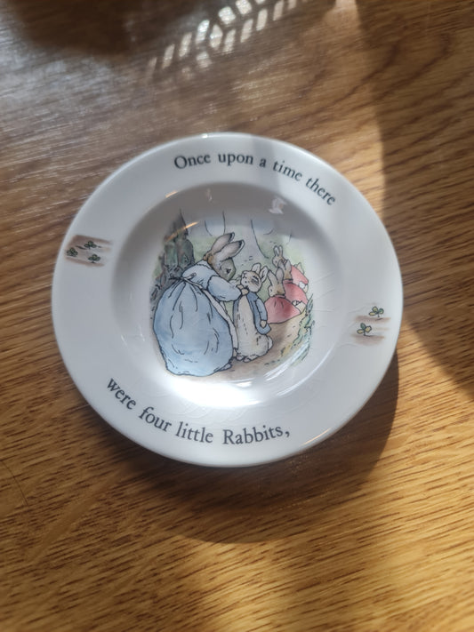 Beatrix Potter small dish,  minor crazing