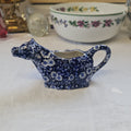 Rare Calico Burleigh Staffordshire Cow Creamer- Milk Jug c1950