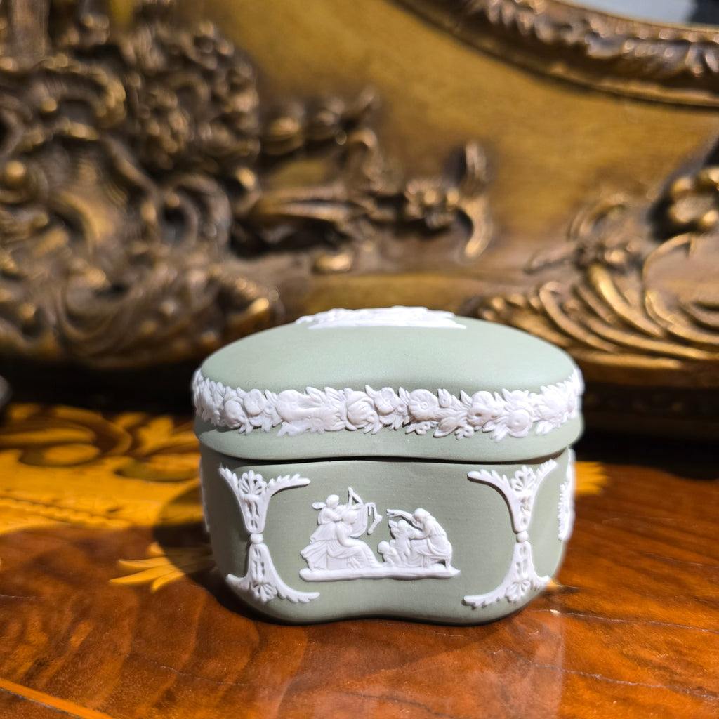 Assorted Wedgwood Jasperware Sage Green Series