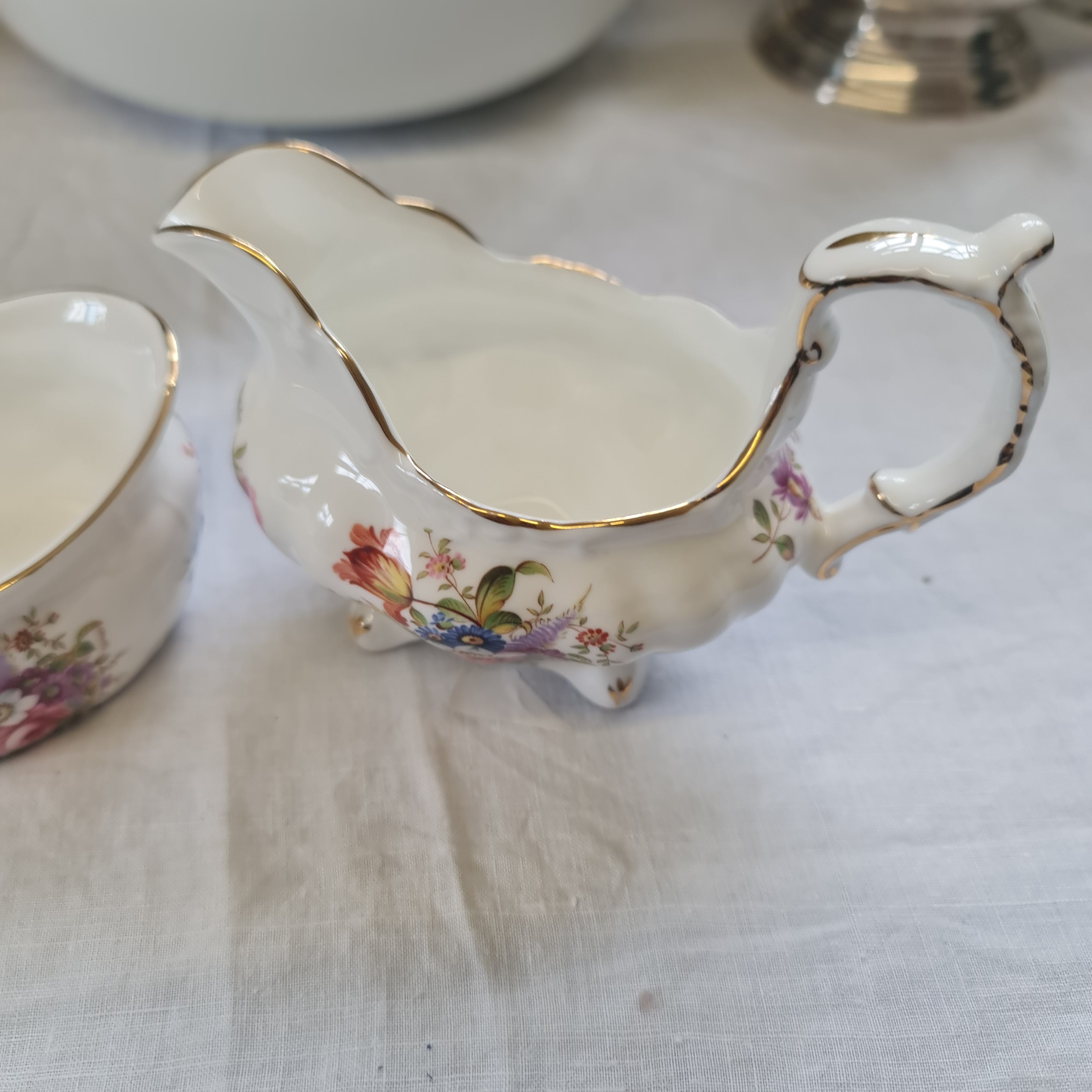 Vintage rare Hammers let milk jug and sugar bowl