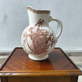 Antique Dutch Transferware Pitcher – Société Céramique Maestricht '4 Saisons' Pattern, c.1880s