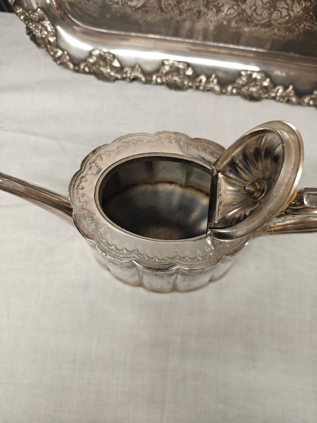 Walker Hall Silver plated Teapot