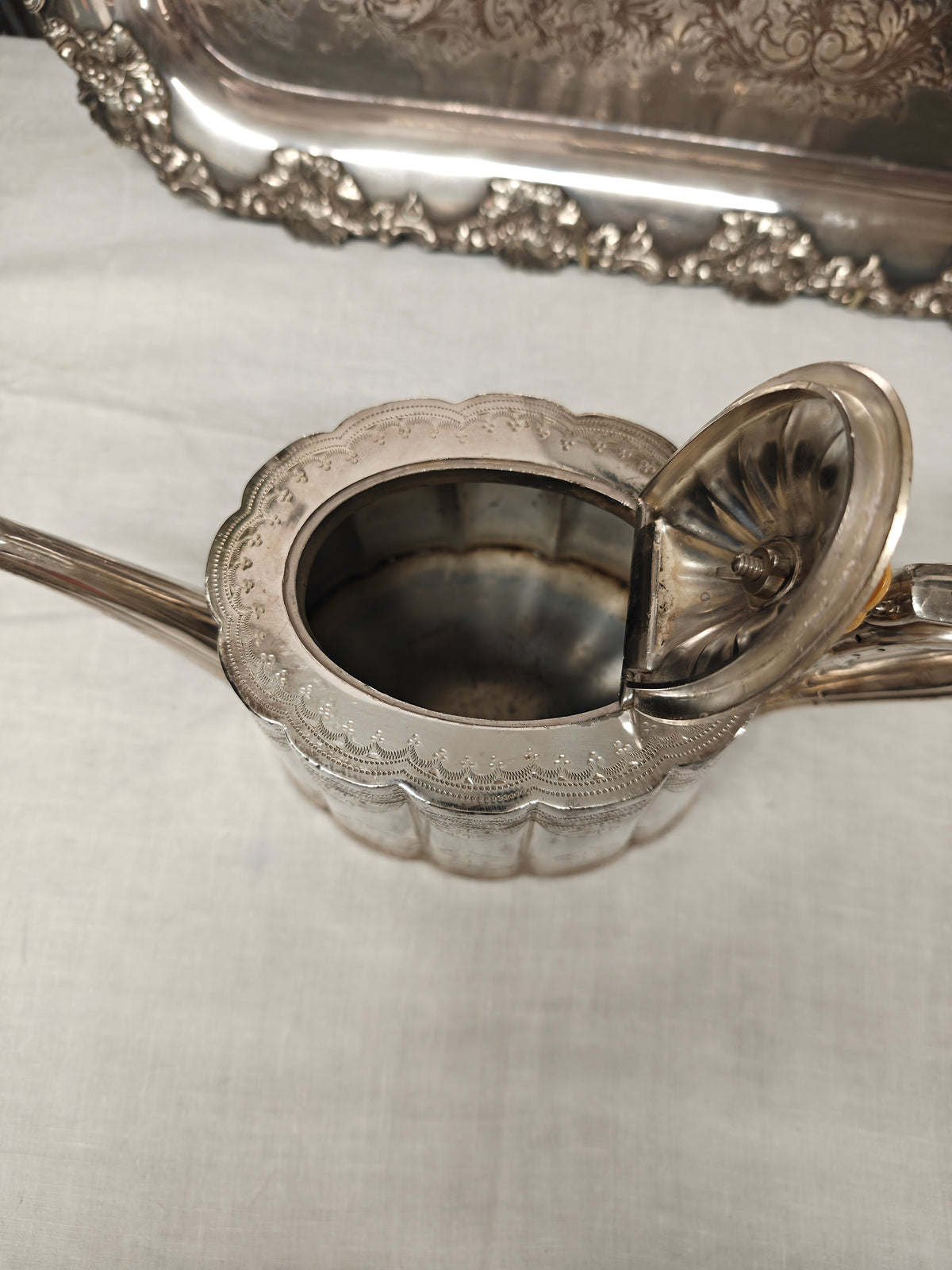 Walker Hall Silver plated Teapot