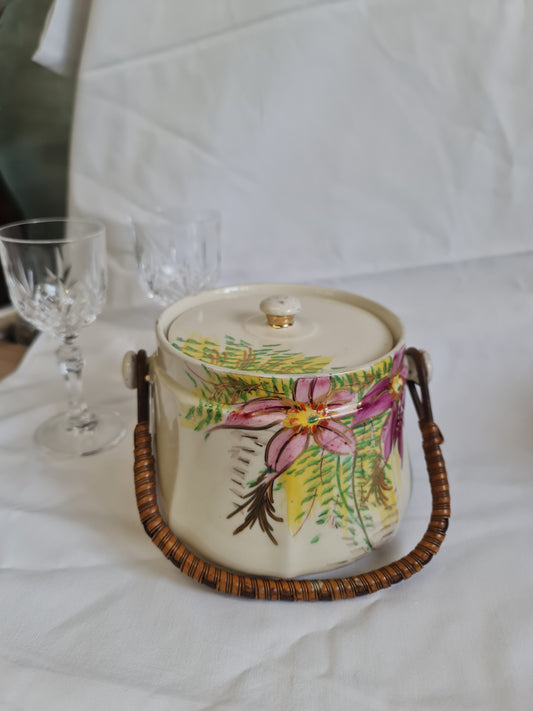 Vintage Sadler Ware Biscuit Barrel C 1940