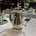 Silver Plated Teapot + Sugar Lidded Dish + Milk Jar