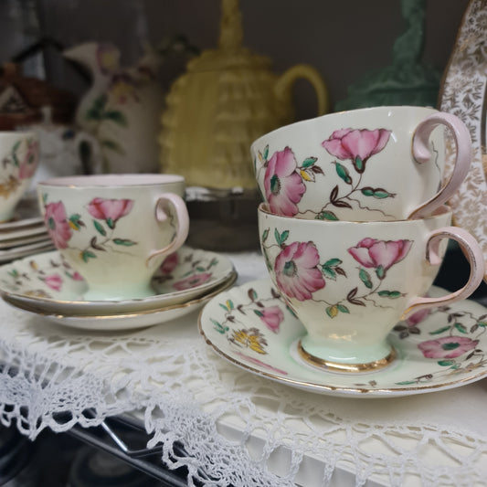 Rare Old Royal fine bone china tea set