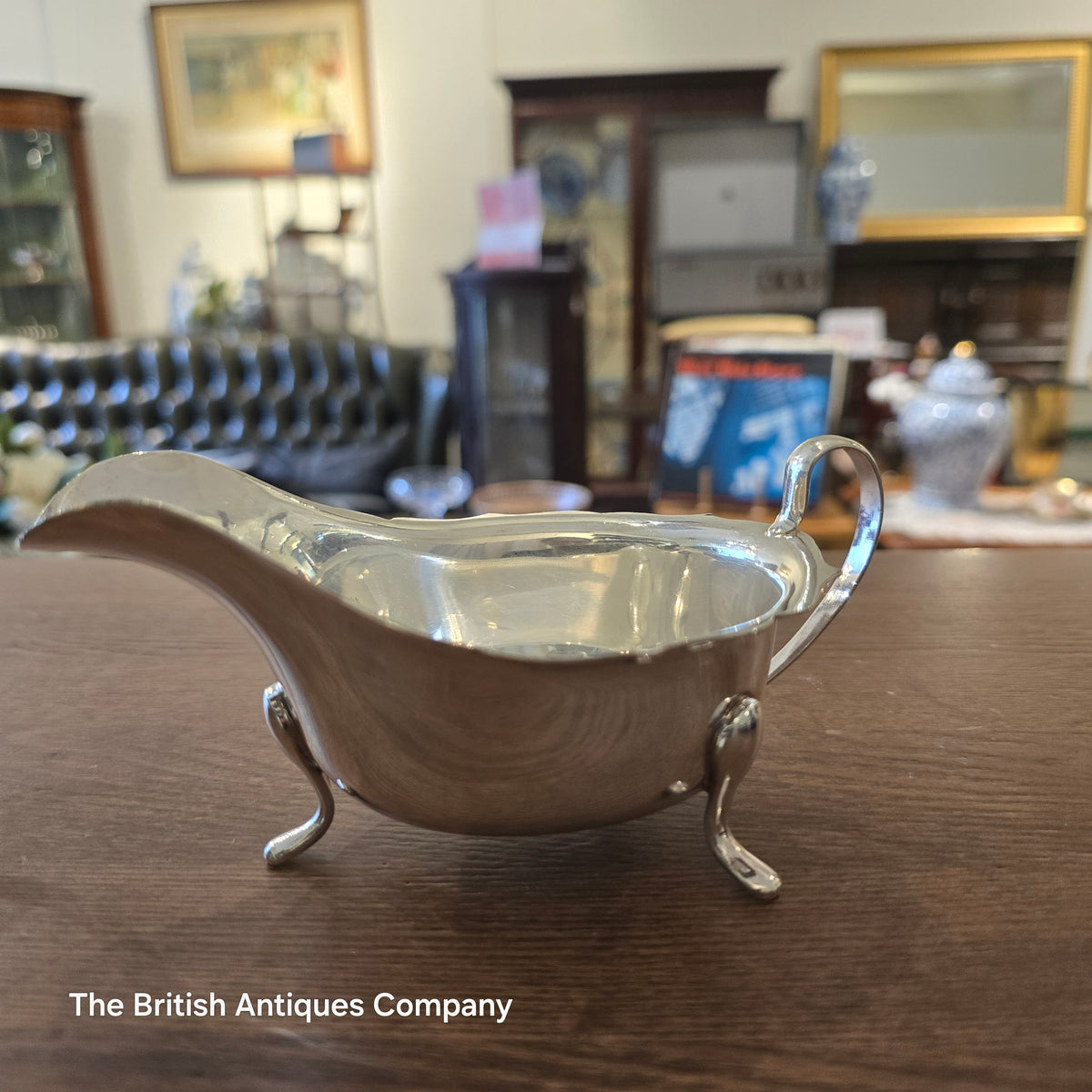 Vintage Silver-plated gravy Boat - Made in Sheffield England 14.5cm