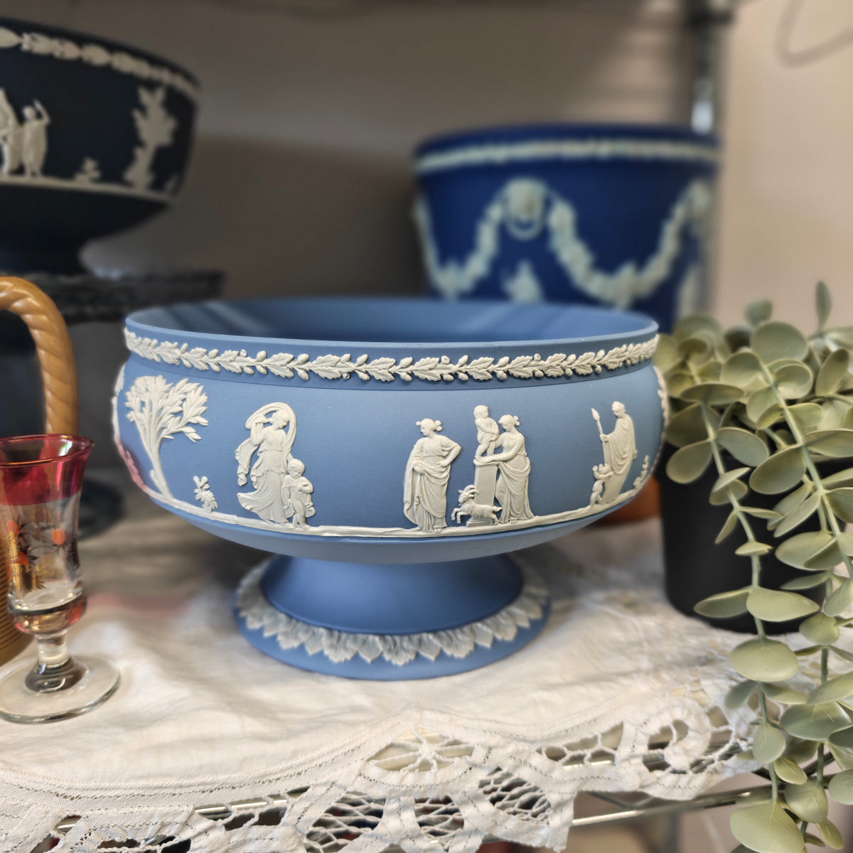 Wedgewood Jasperware Padestal Bowl 1891-1908