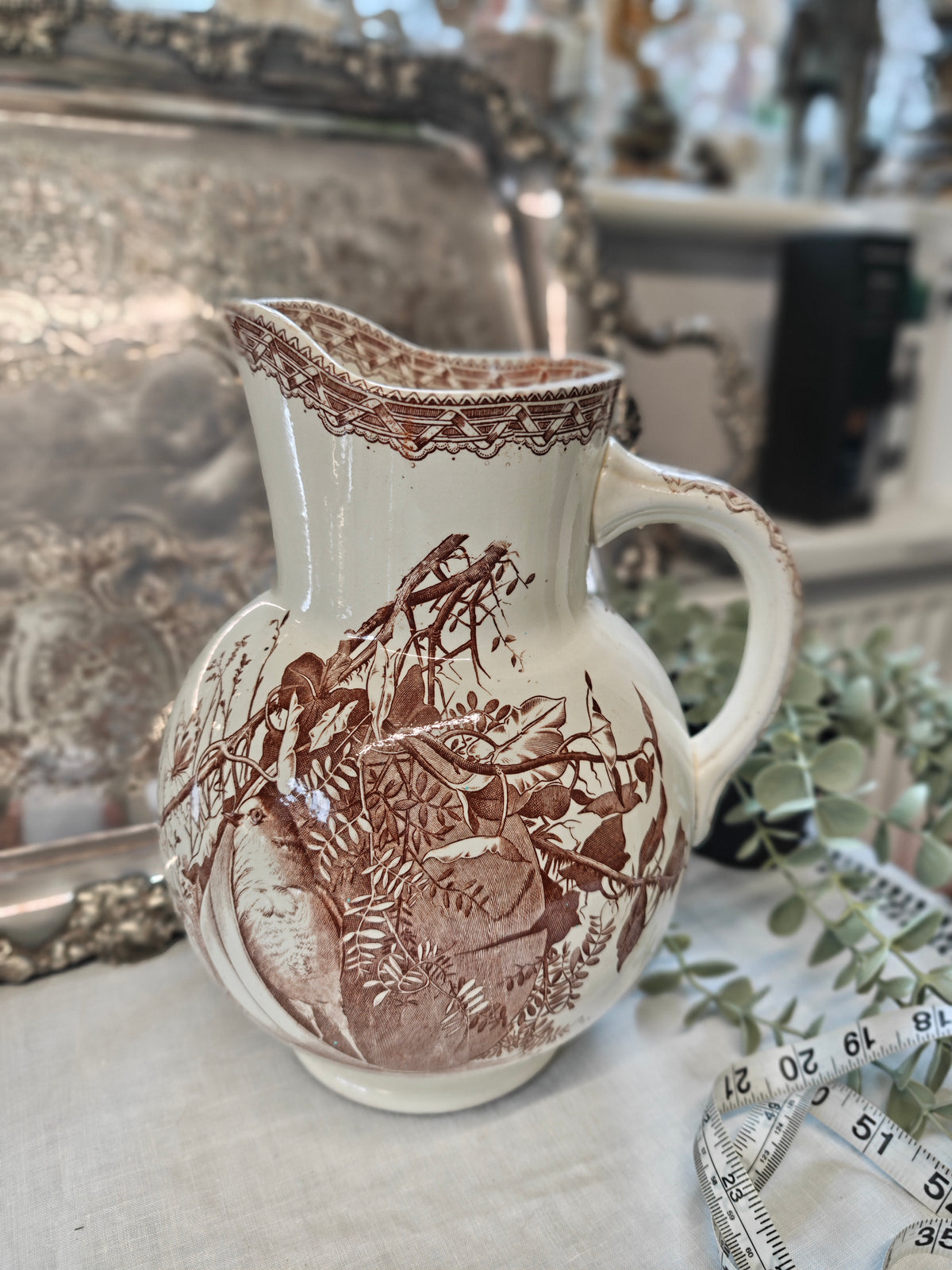 Société Céramique Maestricht Dutch ironstone big jug