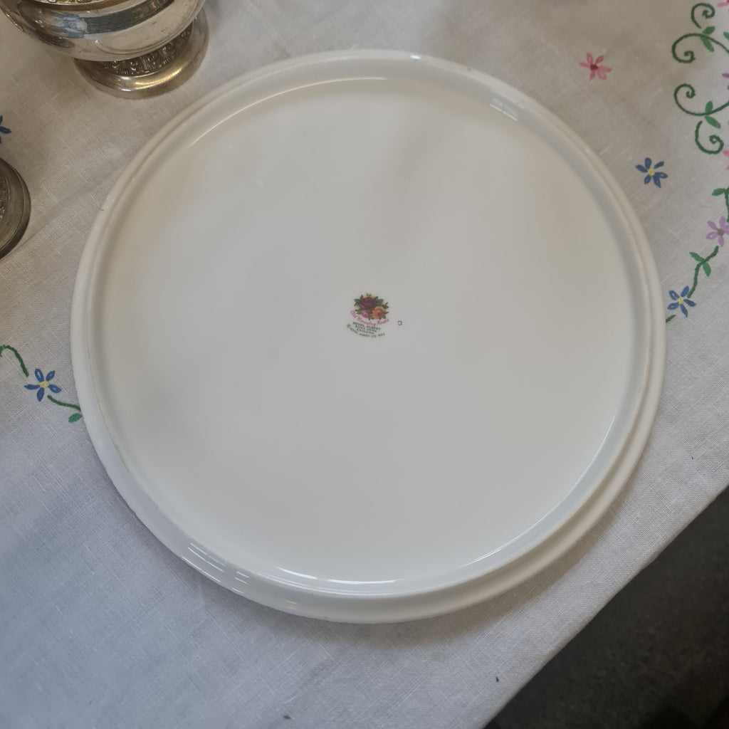 Royal Albert old Country Rose Cake stand- 1962 version