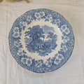 Vintage Enoch Wedgwood blue and white dinner plate