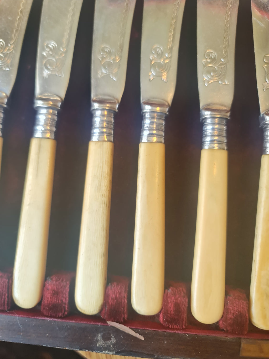 Victorian high grade silver plated cutlery by Joseph Haywood &Co