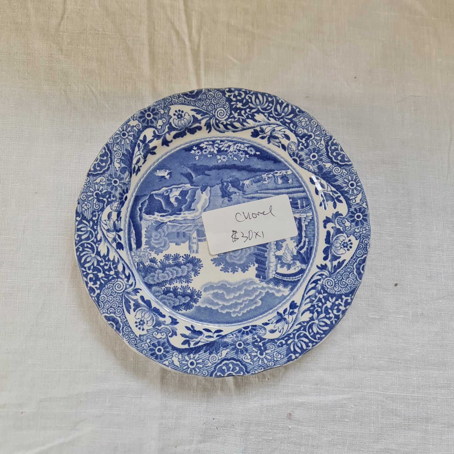 Antique Spode copeland side plate with defect