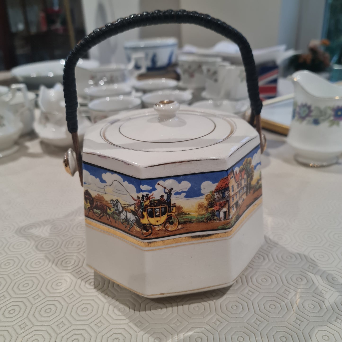 Vibtage Celia Gibson biscuit barrel