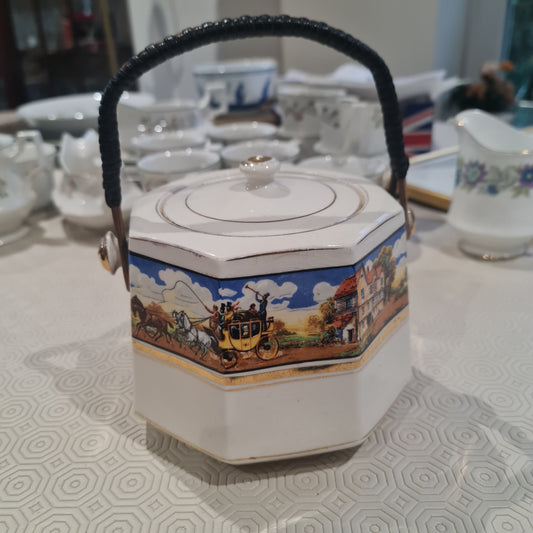 Vibtage Celia Gibson biscuit barrel