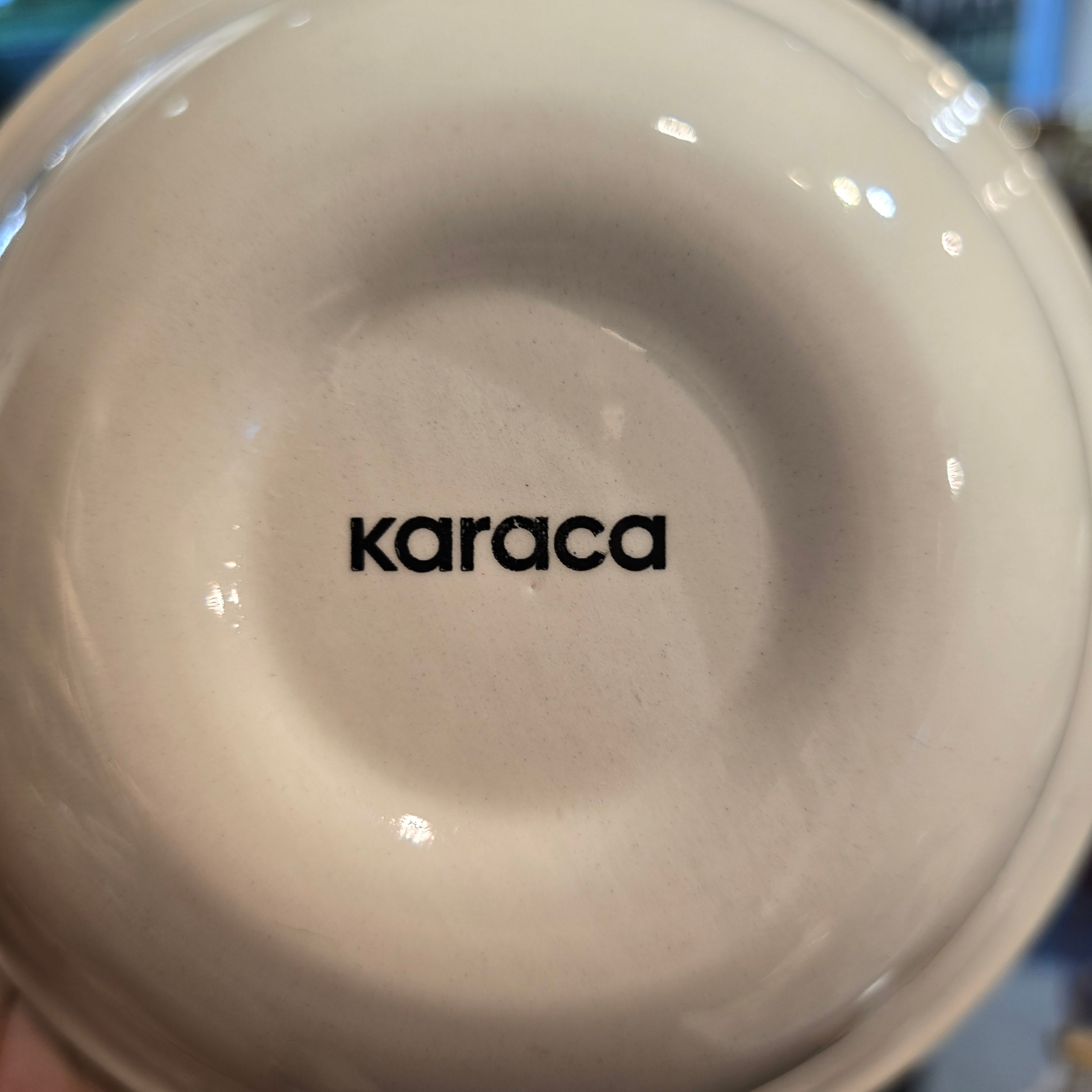 Karaca Vintage Pink & Cream Floral Toile Ceramic Deep Bowl (16cm)