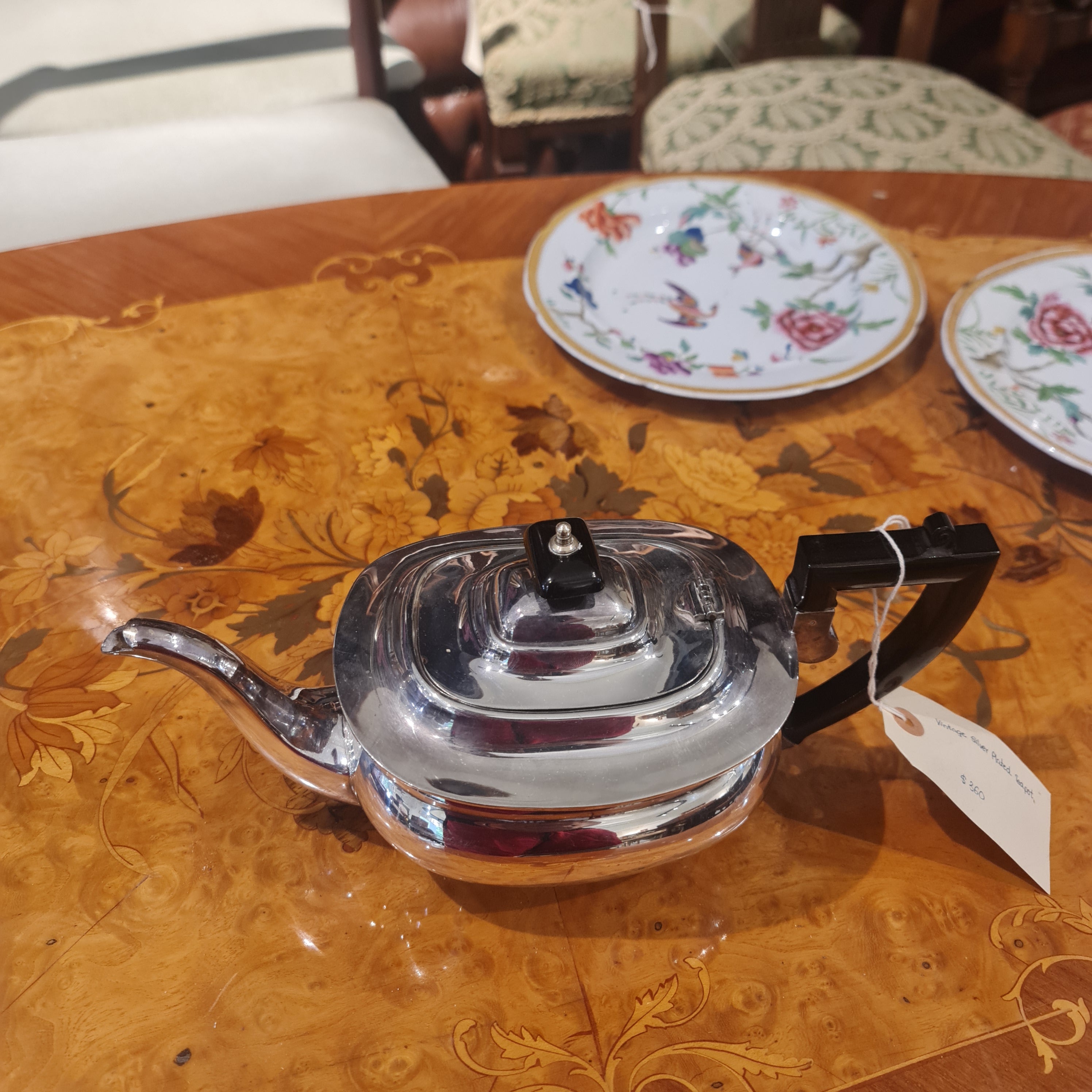 Sliver British Antiques teapot