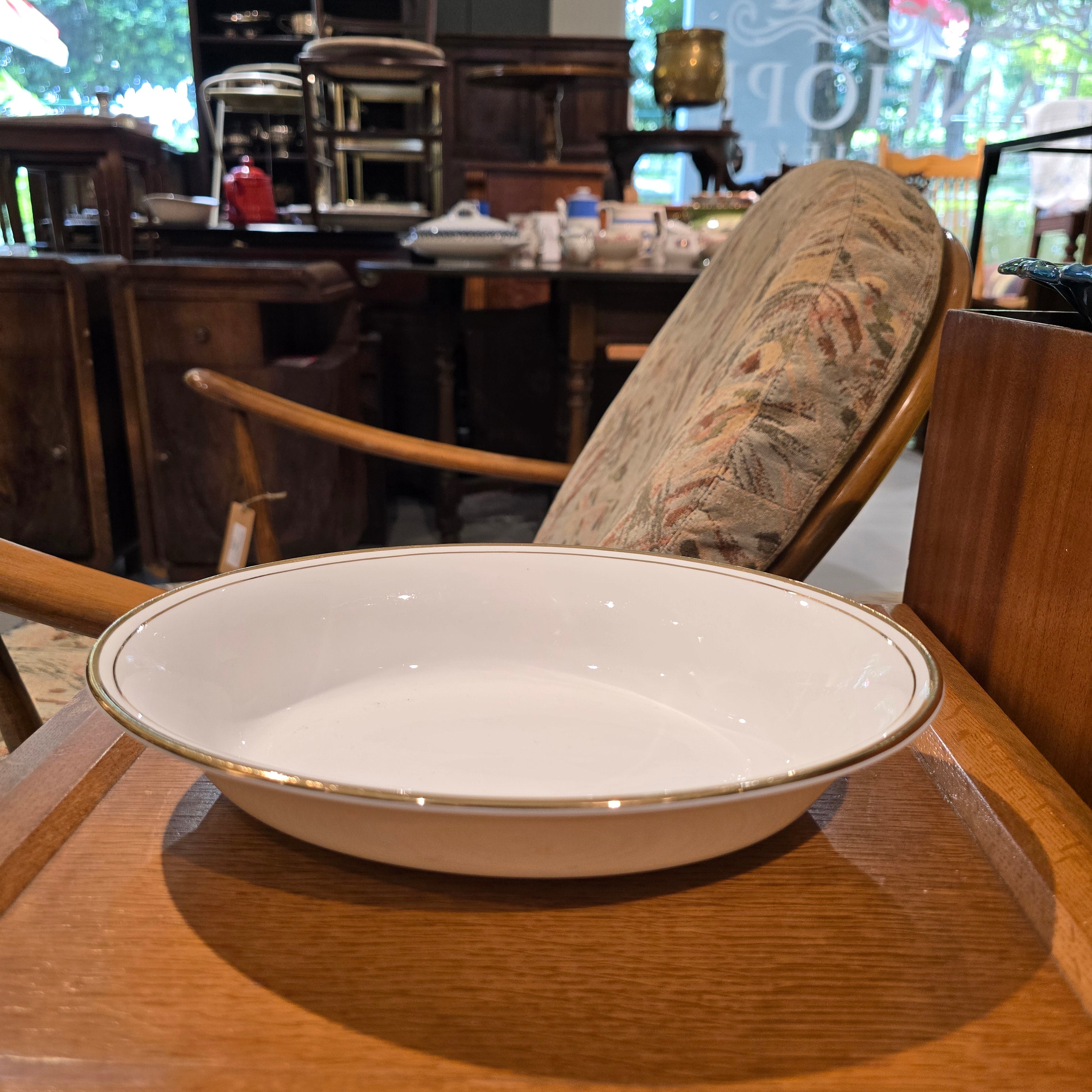 Pall Mall Fine Bone China Oval Serving Bowl 26cm