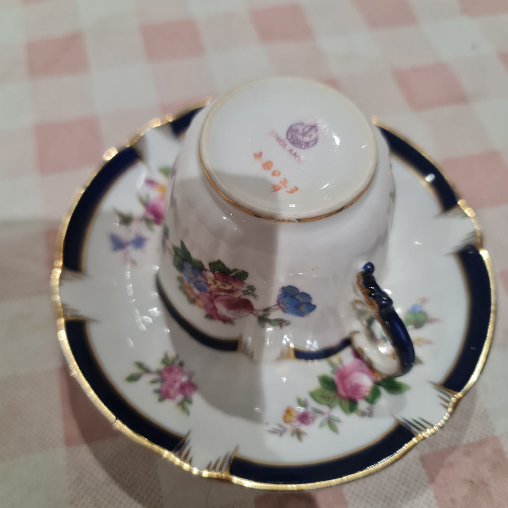 Vintage Crescent fine bone china tea set /milk jug/ sugar bowl