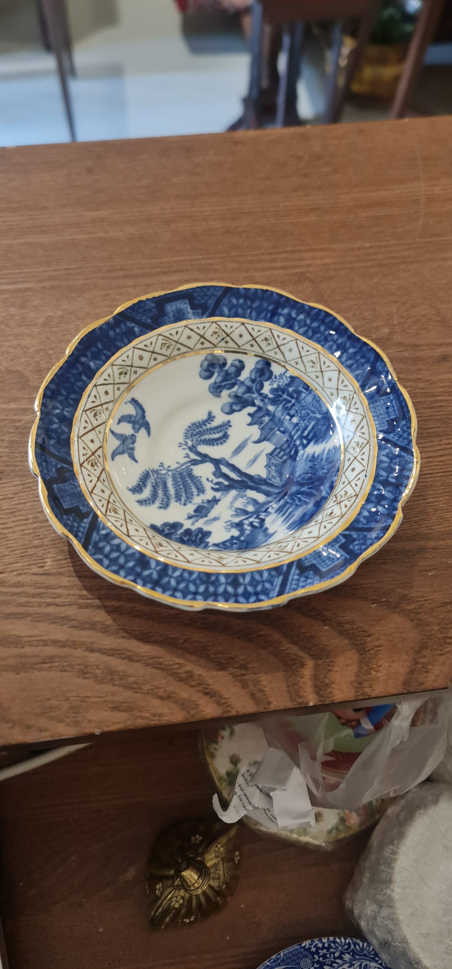 Booths Real Old Willow saucer